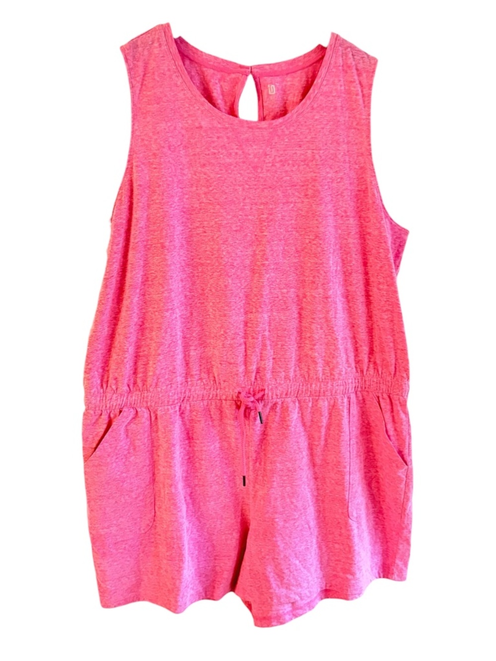 Ideology Pink Shorts Romper